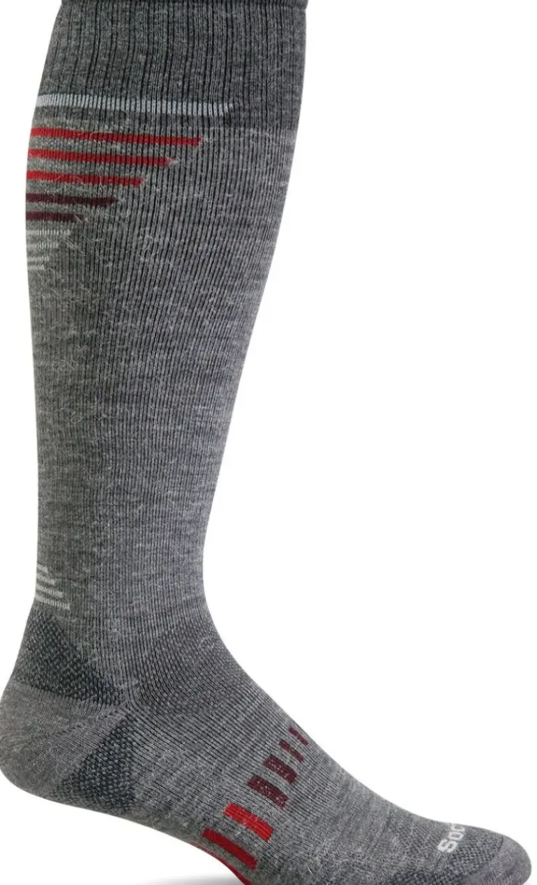 Ascend II OTC Men Knee-High - Grey Moderate Compression (15-20mmHg)