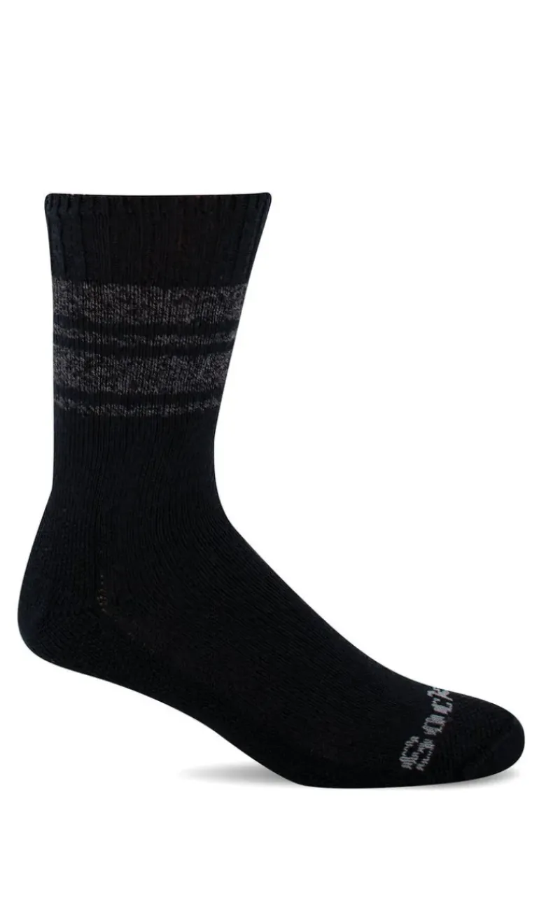 At Ease Men - Black Relaxed Fit (Diabetic)