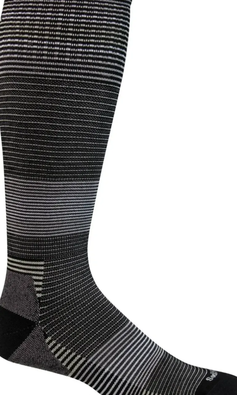 Cadence Men Knee-High - Charcoal Moderate Compression (15-20mmHg)