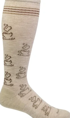 Caffeinated Knee-High Women - Barley Moderate Compression (15-20mmHg)