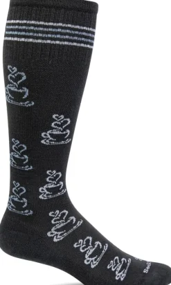Caffeinated Women - Black Moderate Compression (15-20mmHg)