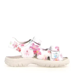Dock - White with flowers Leather