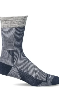 Elevate Men Crew - Denim Moderate Compression (15-20 mmHg)