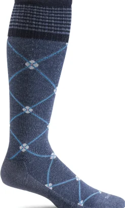 Elevation Knee-High Women - Denim Firm Compression (20-30mmHG)