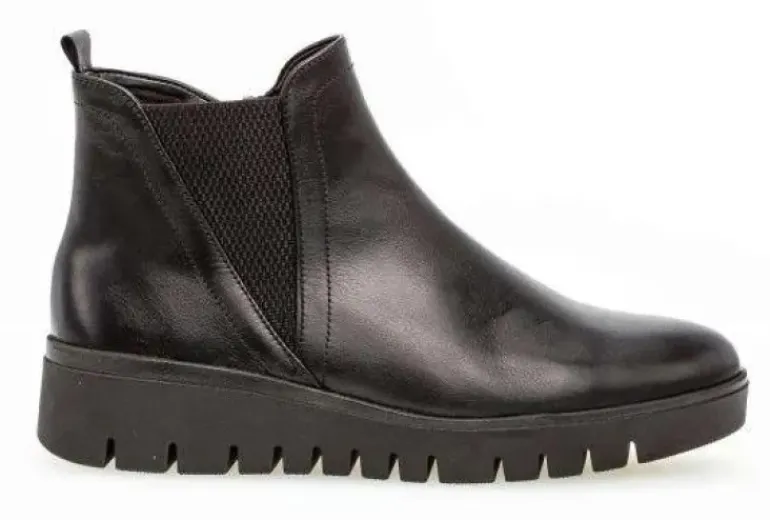 *FINAL SALE*32.851-57 - Chelsea Boots Smooth Leather Black