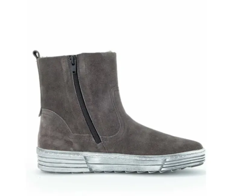 *FINAL SALE*73775.19 - Grey Shearling Suede