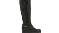 *FINAL SALE*93789.27 - Tall Boot Wedge Black