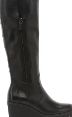 *FINAL SALE*93789.27 - Tall Boot Wedge Black