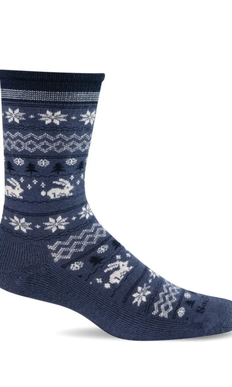 Folksy Fairisle Women - Denim Essential Comfort