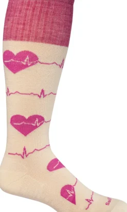 Heart Beat Knee-High Women - Natural Moderate Compression (15-20mmHg)