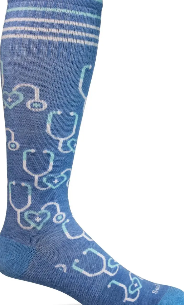 Hero Knee-High Women - Cornflower Firm Compression (20-30mmHG)