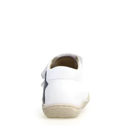 Kolde - Grey, White and Azure Leather and Suede