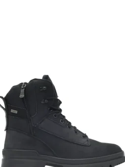 Men's Maddox with Ice grippers - Black Pulled Leather