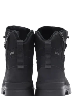 Men's Maddox with Ice grippers - Black Pulled Leather