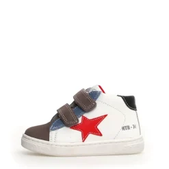 Pinn High VL - Dark Grey-White-Celeste
