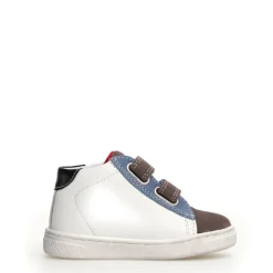 Pinn High VL - Dark Grey-White-Celeste