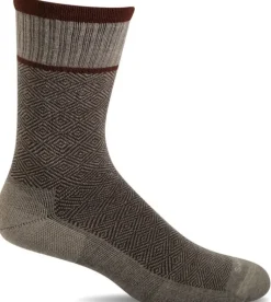 Plantar Cush Men Crew - Khaki Plantar Relief