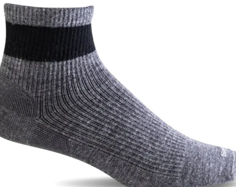 Plantar Relief Quarter Men - Charcoal Plantar Relief