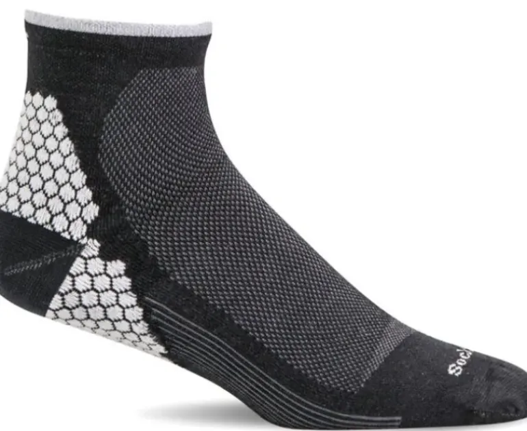 Plantar Sport Quarter Men - Black Plantar Relief