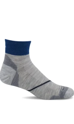 Pulse Quarter Men - Ash Firm Compression (20-30mmHg)