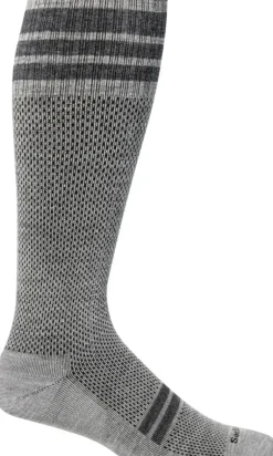Speedway Men Knee-High - Grey Firm Compression (20-30mmHG)