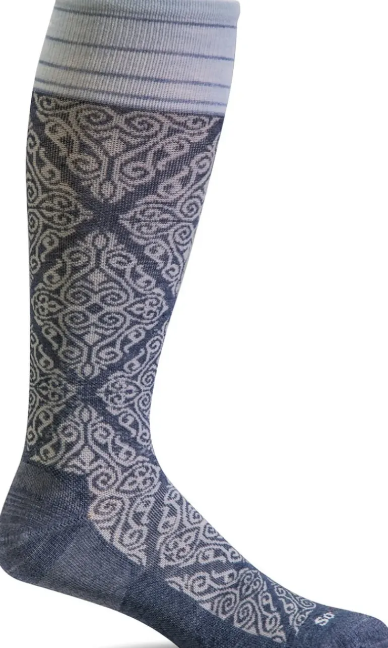 The Raj Knee-High Women - Denim Firm Compression (20-30mmHG)
