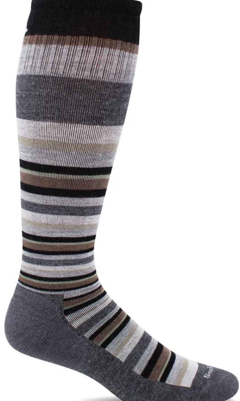 Up Lift Men Knee-High - Charcoal Firm Compression (20-30mmHG)